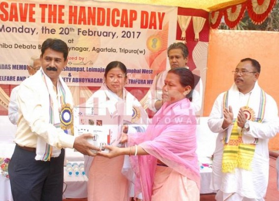 Tripura observes â€˜Save the Handicap Dayâ€™ 